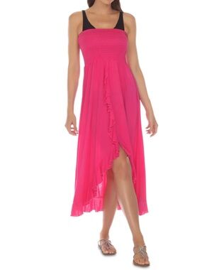 Raviya Women's Strapless High-Low Dress Cover-Up Size Large EUC